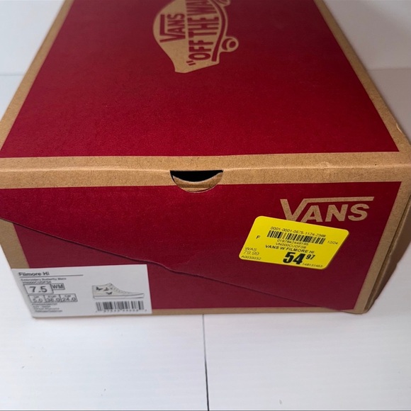 VANS Filmore Hi Embroidered Butterfly Mars Hi-Top Sneakers Sizes 7.5 - 8 - 8.5 - Picture 15 of 16